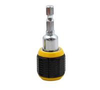 Gralara Adaptateur à Queue Hexagonale Compact pour Embout Visseuse Accessoires Perçage Corps Antidérapant Bague Jaune Approprié pour l'Assemblage les Travaux Bricolage, PP