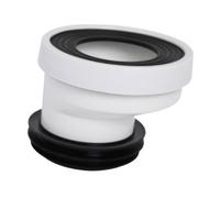 Gralara Adaptateur Bride Remplacement Facile à Installer pour WC décalé, Chasse d'eau complète, Nettoyage et réparation du Tuyau d'évacuation, 2.5 Cm