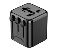 Gralara Adaptateur de Déplacement Universel Compact Prise Adaptatrice Internationale Léger Adaptateur Multi Prises de Déplacement pour Tourisme