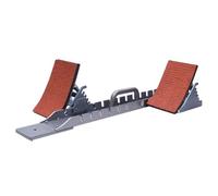 Gralara Adjustable Starting Block Bloc de Départ Athlétisme Plaques de Pied Réglables Surface Entière de Soutien Cadre Aluminium Robuste Améliore l'Impulsion, 90B