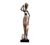 Gralara Africaine, Figurine, Pièce Maîtresse de Table, Figure Humaine, Sculpture D'art Africain pour Bibliothèque, Fête, 7.5 Cm X 4.5 Cm X