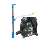 Gralara Applicateur Manuel de Cultures Épandeur Semoir d'Engrais Réservoir Dorsal Lance Alimentation Contrôlée à la Main et Diffusion Régulière Cuve de Grande, 19L