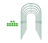 Gralara Arceau de Serre Robuste Kit Tunnel de Culture avec Clips Support Plantes Cadre Jardin pour Potager Défenses Contre Nuisibles Montage Facile, sans Filet