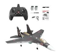 Gralara Avion Télécommandé Quadrirotor Pliable Drone RC Planeur 4CH Gyro 6 Caméra FPV Évitement Intelligent des Obstacles Stabilisation Automatique Moteu, 2 Batterie