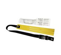 Gralara Badminton Kit Auto-Pratique Individuel Outil Réglable Dispositif D'Entraînement Solo Jeu Raquette Fonction Réaction Convient à L'Utilisation Intérieur, Jaune