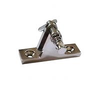 Gralara Base Montage Marine Finition Polie Support Triangulaire Métallique Fixation Vissée Charnière Pont Triangulaire, Straight Latch Pin