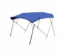 Gralara Bimini Bateau Aent Pare-Soleil Toit Canopy Protection Toile Oxford 600D Anti-décoloration Armature Solide INOX 316 et Alliage 25 Mm Pliable Rangement, 4-Poutre-01