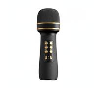 Gralara Bluetooth Karaoké Portable Haut-Parleur Micro Changeur de Voix Conception Légère Son Net et Puissant Appairage Stable pour Soirées Chant Rassemblements Scènes en Plein Air, Noir, AvecSac