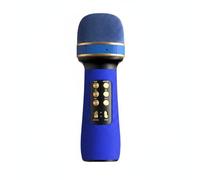 Gralara Bluetooth Karaoké Portable Haut-Parleur Micro Changeur de Voix Conception Légère Son Net et Puissant Appairage Stable pour Soirées Chant Rassemblements Scènes en Plein Air, Bleu, avec Sac