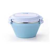Gralara Boîte Bento à Deux Étages Boîte Repas Double Couche Étanche pour Professionnels, Adultes, Bureau, Déplacement, Array, Bleu
