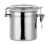 Gralara Boîte de Conservation pour Café Fraîchement Moulu, Pot de Stockage Hermétique en Acier Inoxydable, Boîte de Conservation Étanche avec Joint Silicone, Usage Cuisine/Bureau/Extérieur, 700 ml