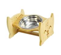 Gralara Bol de Nourriture pour Chat surélevé Bol pour Chat surélevé Bol de Nourriture pour Chat Bol d'alimentation pour Animaux de Compagnie Bol, 19cmx23.8cmx13.5cm