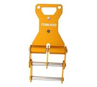 Gralara Boucle de Ceinture Universelle Outil Attache Instantanée Aluminium Clip Chaîne Conversion pour Poche à Outils Porte-outils Utilisation Électriciens Br, Jaune Fixe