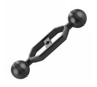 Gralara Bras D'extension pour Lampe Plongée Anodisé Bras D'extension sous-Marin Haute Résistance Support Lumière Caméra Plongée pour Plongeurs, Noir, 5 Pouces
