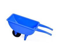 Gralara Brouette Jardinage Jouet Coloré Brouette en Plastique Lavable pour Enfants, Jardin, Bleu