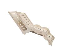 Gralara Cachette en Bois pour Hamster, Accessoire D'habitat pour Petits Animaux avec échelle