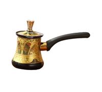 Gralara Cafetière en Acier Inoxydable avec Couvercle et Poignée Confortable Convient pour Préparer Du Café Réchauffer Du Lait et Faire Fondre Du Chocolat, 350 Ml