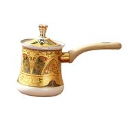 Gralara Cafetière en Acier Inoxydable avec Couvercle Poignée Confortable Bec Anti-débordement Facile à Nettoyer Adaptée au Chauffage Du Lait Du Beurre Du, 350 Ml