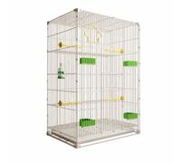 Gralara Cage à Oiseaux Niveau Intérieure | Structure en Fil Fer, Robuste, pr lon,