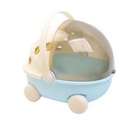 Gralara Cage Chauffante avec Poignée, Cage de Transport Portable pour Perruches, Calopsittes, Canaris, Sorties à La Maison, Bleu