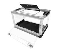 Gralara Cage D'élevage pour Reptiles, étui D'éclosion Transparent pour, Ver à Soie,