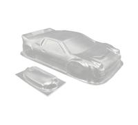 Gralara Carrosserie RC 1 28 Coque de Voiture Télécommandée Transparente Cadre Remplacement en PC Personnalisable pour Passionnés d'Automodélisme Décor de