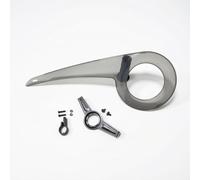 Gralara Carter Chaîne Vélo à Protection Complète Carter Chaîne avec Support Fixation Accessoire pour Cyclistes, Noir Transparent