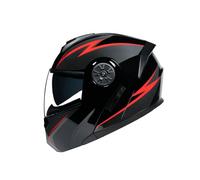 Gralara Casque Électrique Vélo Casque Intégral Ventilation Doublure Détachable Protection Complète Matériau PP Anti-buée avec Visière Relevable pour Adulte Ho, Je