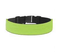 Gralara Ceinture de Course Ceinture Banane Sac de Taille Pochette de Sport en Tissu Confortable Maintien Plat Contre Le Corps sans Rebond Sangle Réglable et, Jaune Fluorescent