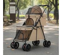 Gralara Chariot Industriel Chariot de Service Diable Plateforme avec Construction Métal Pliable Ergonomique Pratique Adapté au Transport de Entrepôt Bureau Domicile, Noir, Noir