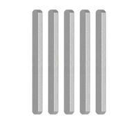Gralara Cinq plaques d'acier pour Gilet lesté, adaptées à la Musculation et au Jogging, 15 Cm X 2.5 Cm X 0.7
