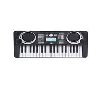 Gralara Clavier électronique avec écran, Jouet éducatif de 37 Touches et Musique, Idéal Comme Cadeau de Noël Ou pour Les Enfants de 3 Ans et Plus, Noir
