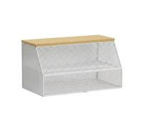 Gralara Cloche à Aliments Anti-Nuisibles Grande Capacité Garde-Manger de Table Multi-Niveaux Respirant pour Cuisine, Comptoir, Black, 3 Layers