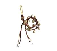 Gralara Clochette de Tambourin à Effet Grelot, Cymbale Résistante à L'usure, Accessoire de Rechange pour Cymbales Crash et Ride, Rouge