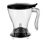 Gralara Coffee Dripper Manuel Réutilisable Filtre à Café Verseur Système Piston Détachable PC Résistant Haute Température Pratique pour Matin Travail, Noir