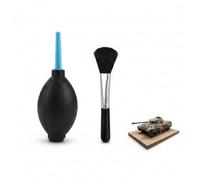 Gralara Coffret de Nettoyage pour Maquette Char Blindé avec Brosse Souffleur et Dépoussiérant pour Collectionneur Modélisme