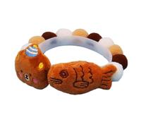 Gralara Collier écharpe de noël pour chien, écharpe boule, collier de vacances pour animaux de compagnie, pour un usage quotidien, M et ours