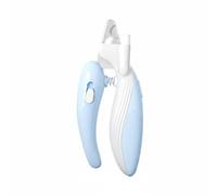 Gralara Coupe-ongles pour Animaux Coupe-griffes Tondeuse Trancheur Lumière LED Bords Nets Acier Inoxydable Pare-éclats Amovible Poignée Confort Verrou de, Bleu Clair