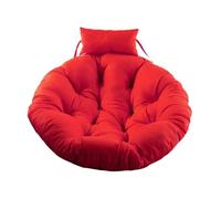 Gralara Coussin pour Fauteuil Suspendu, Coussin Rond en Forme D'œuf de 90 Cm, Coussin D'assise pour Fauteuil Hamac, pour Intérieur et Extérieur, Rouge