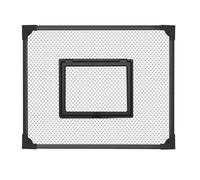 Gralara Couvercle Supérieur D'écran D'aquarium, Couvercle de Filet Anti-Saut, Assemblage à Faire Soi-même, Noir, Accessoire de Remplacement de Filet à, 40x30cm