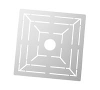 Gralara de Mesure de Carrelage Instrument de Traçage Règle de Centrage Outil et Gabarit pour Siphon de Sol en Acier Robuste à Conception, 30cmx30cm