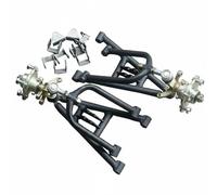 Gralara de Véhicule de Plage Kit Avant Complet Amortisseur Bras en A Direction Support Métal Robustesse Montage Simplifié, Bras Oscillant Supérieur Et Inférieur + Bride De Direction Diagonale 10