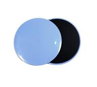 Gralara Disques D'exercice Double Face Glissant Disques Glisse Double Face Compact pour Maison, Déplacement, Sky Blue