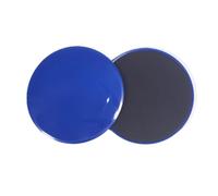Gralara Disques D'exercice Double Face Glissant Disques Glisse Double Face Compact pour Maison, Déplacement, Dark Blue