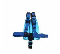 Gralara Diving Harness System Harnais de Plongée avec Plaque Arrière Système de Stabilisation Équipement de Plongée Aluminium Réglages Multiples et Boucle PP, Bleu, Taille Unique