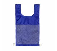 Gralara Dossard d'apprentissage Lettres et Chiffres Polyvalent Chasuble Éducative Porte-Carte Multicolore Gilet d'apprentissage avec Poche pour Enfants, École, Blue