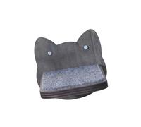 Gralara Échelle Murale en Bois pour Chatons, Chats Moyens et Grands, Idéale pour Sauter, Se Prélasser et Jouer, Noir