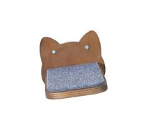 Gralara Échelle Murale en Bois pour Chatons, Chats Moyens et Grands, Idéale pour Sauter, Se Prélasser et Jouer, Brun