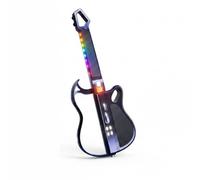 Gralara Écran Numérique Guitare Électronique Pliable Guitare Intelligente Réglage Intelligent, Noir Argenté