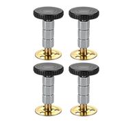 Gralara Ensemble de 4 butées de tête de lit réglables anti-vibrations, robustes et résistantes aux chocs, pour meubles, 70 Mm à 97 Mm